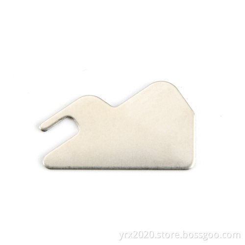 Plate Triangle With Foot Stainless Steel Sheet Stamped